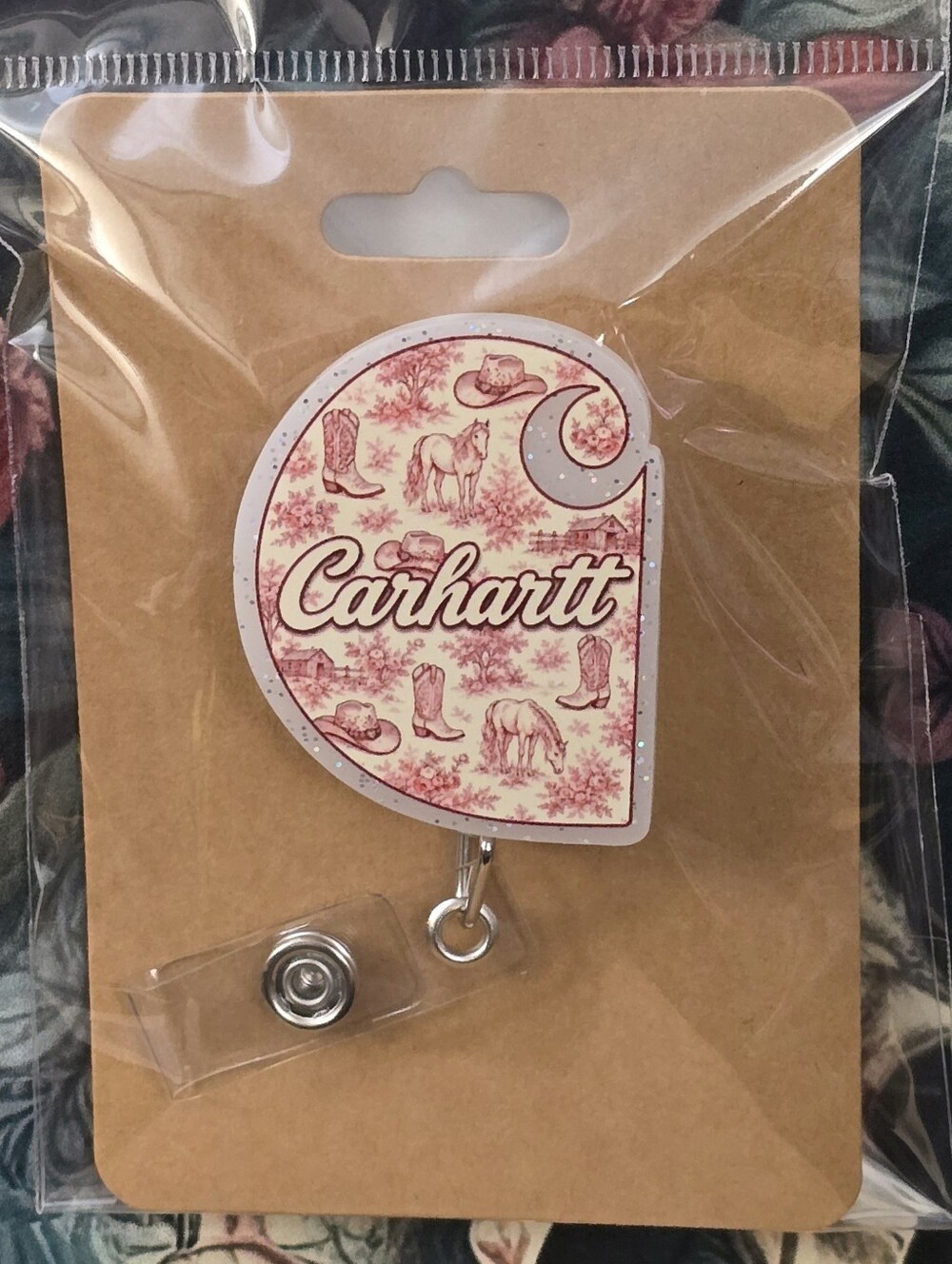 Carhartt Novelty Acrylic Badge Reel